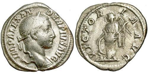 1 Денарий Римская империя (27BC-395) Серебро Александр Север (208-235)