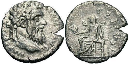 1 Денарий Римская империя (27BC-395) Серебро Пертинакс (126-193)