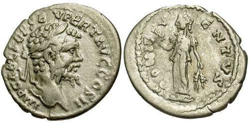 1 Денарий Римская империя (27BC-395) Серебро Септимий Север (145- 211)