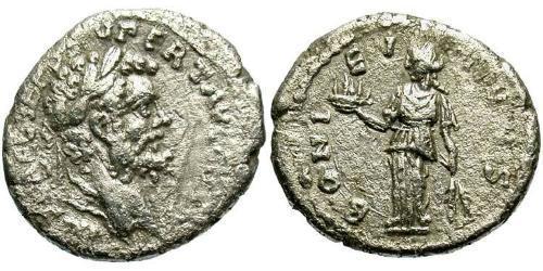 1 Денарий Римская империя (27BC-395) Серебро Септимий Север (145- 211)