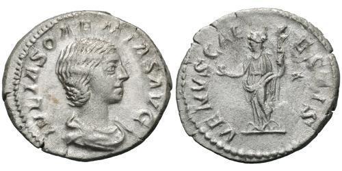 1 Денарий Римская империя (27BC-395) Серебро Julia Soaemias (180-222)