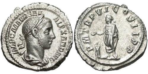 1 Денарий Римская империя (27BC-395) Серебро Александр Север (208-235)