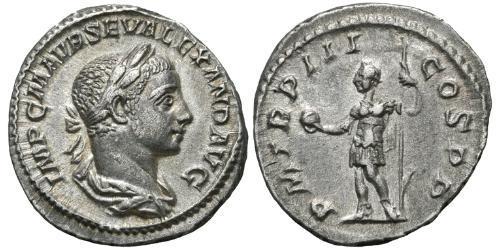 1 Денарий Римская империя (27BC-395) Серебро Александр Север (208-235)