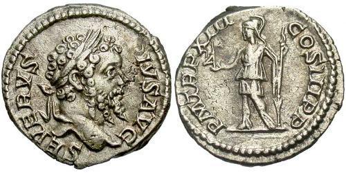 1 Денарий Римская империя (27BC-395) Серебро Септимий Север (145- 211)
