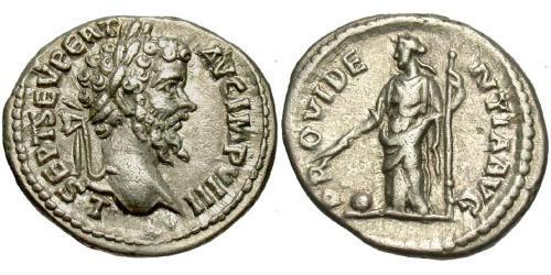 1 Денарий Римская империя (27BC-395) Серебро Септимий Север (145- 211)