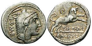 1 Денарий Римская республика (509BC-27BC) Серебро 