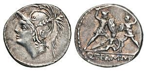 1 Денарий Римская республика (509BC-27BC) Серебро 