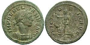 1 Денарій Римська імперія (27BC-395) Бронза Авреліан (215-275)