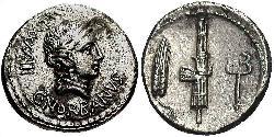 1 Денарій Римська республіка (509BC-27BC) Срібло 