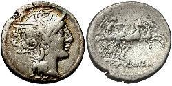 1 Денарій Римська республіка (509BC-27BC) Срібло 