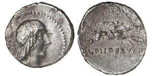 1 Денарій Римська республіка (509BC-27BC) Срібло 