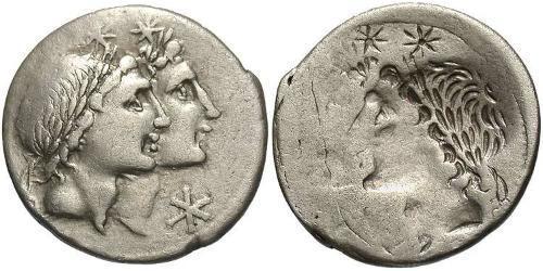 1 Денарій Римська республіка (509BC-27BC) Срібло 
