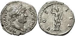 1 Денарій Римська імперія (27BC-395) Срібло Адріан (76 - 138) 
