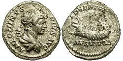 1 Денарій Римська імперія (27BC-395) Срібло Каракалла (188-217)