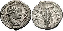 1 Денарій Римська імперія (27BC-395) Срібло Геліогабал (203-222)