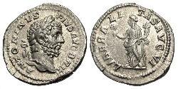 1 Денарій Римська імперія (27BC-395) Срібло Каракалла (188-217)
