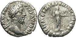 1 Денарій Римська імперія (27BC-395) Срібло Коммод (161-192)