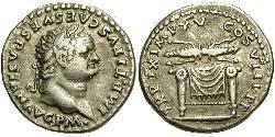 1 Денарій Римська імперія (27BC-395) Срібло Тіт (39-81)