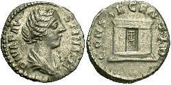 1 Денарій Римська імперія (27BC-395) Срібло Фаустина II (130-175)