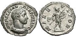 1 Денарій Римська імперія (27BC-395) Срібло Александр Север (208-235)