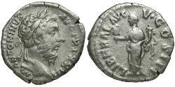 1 Денарій Римська імперія (27BC-395) Срібло Марк Аврелій (121-180)