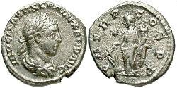 1 Денарій Римська імперія (27BC-395) Срібло Александр Север (208-235)