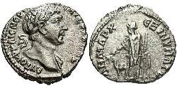 1 Денарій Римська імперія (27BC-395) Срібло Траян (53-117)