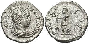 1 Денарій Римська імперія (27BC-395) Срібло Александр Север (208-235)