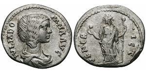 1 Денарій Римська імперія (27BC-395) Срібло Юлія Домна (?-217)