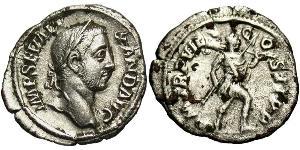1 Денарій Римська імперія (27BC-395) Срібло Александр Север (208-235)