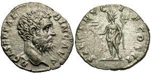 1 Денарій Римська імперія (27BC-395) Срібло Клодій Альбін (150-197)