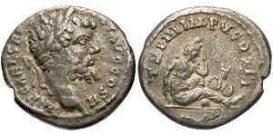 1 Денарій Римська імперія (27BC-395) Срібло Септимій Север (145- 211)