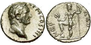 1 Денарій Римська імперія (27BC-395) Срібло Веспасіан (9-79)