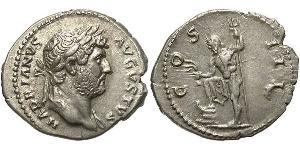 1 Денарій Римська імперія (27BC-395) Срібло Адріан (76 - 138) 