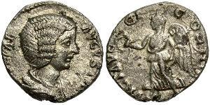 1 Денарій Римська імперія (27BC-395) Срібло Юлія Домна (?-217)