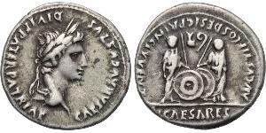 1 Денарій Римська імперія (27BC-395) Срібло Октавіан Август (63BC- 14) 