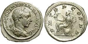 1 Денарій Римська імперія (27BC-395) Срібло Геліогабал (203-222)