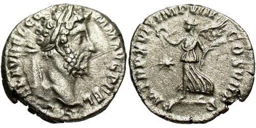 1 Денарій Римська імперія (27BC-395) Срібло Коммод (161-192)