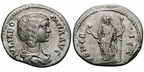 1 Денарій Римська імперія (27BC-395) Срібло Юлія Домна (?-217)