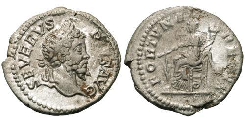 1 Денарій Римська імперія (27BC-395) Срібло Септимій Север (145- 211)