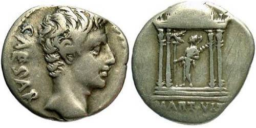 1 Денарій Римська імперія (27BC-395) Срібло Октавіан Август (63BC- 14) 