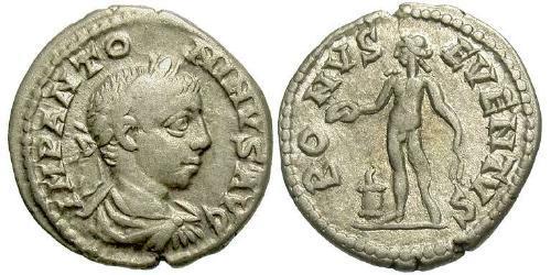 1 Денарій Римська імперія (27BC-395) Срібло Геліогабал (203-222)