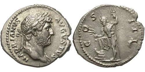 1 Денарій Римська імперія (27BC-395) Срібло Адріан (76 - 138) 