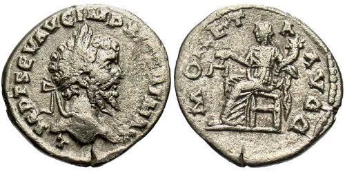 1 Денарій Римська імперія (27BC-395) Срібло Септимій Север (145- 211)