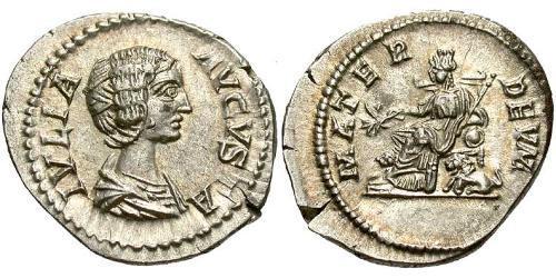 1 Денарій Римська імперія (27BC-395) Срібло Юлія Домна (?-217)