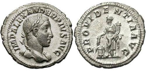 1 Денарій Римська імперія (27BC-395) Срібло Александр Север (208-235)