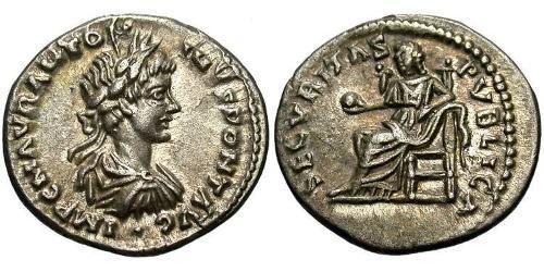 1 Денарій Римська імперія (27BC-395) Срібло Каракалла (188-217)