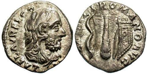 1 Денарій Римська імперія (27BC-395) Срібло Коммод (161-192)