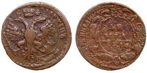 1 Деньга Російська імперія (1720-1917) Мідь Єлизавета I Петрівна (1709-1762)
