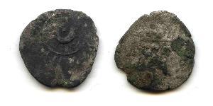 1 Деньга Велике князівство Московське (1263 — 1547) Срібло 